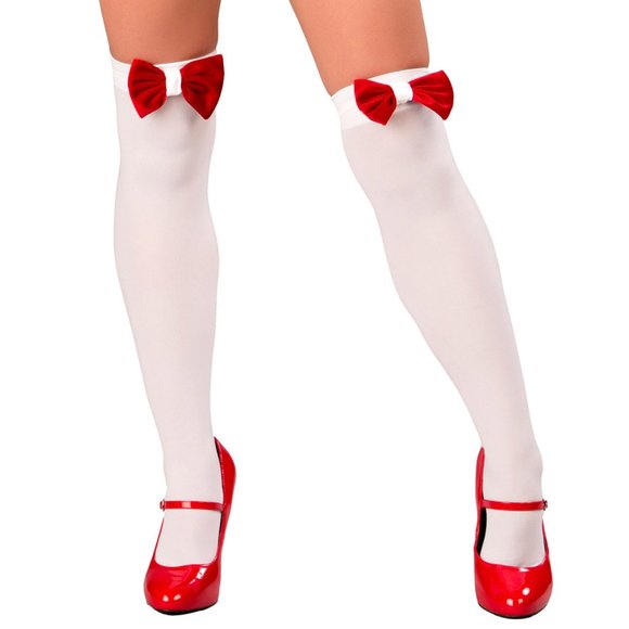 Red Velvet Bows for Stockings Toppers - Picture 2 of 2